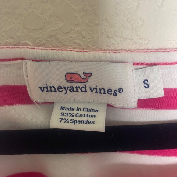 Vineyard Vines Top Womens Size S Striped Pullover Vacation Beach Coastal Resort - Picture 2 of 8